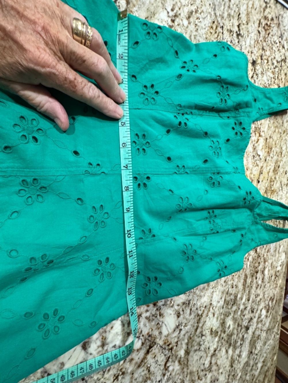 ***J Crew Factory NWT GREEN COTTON midi dress*** - Picture 13 of 15